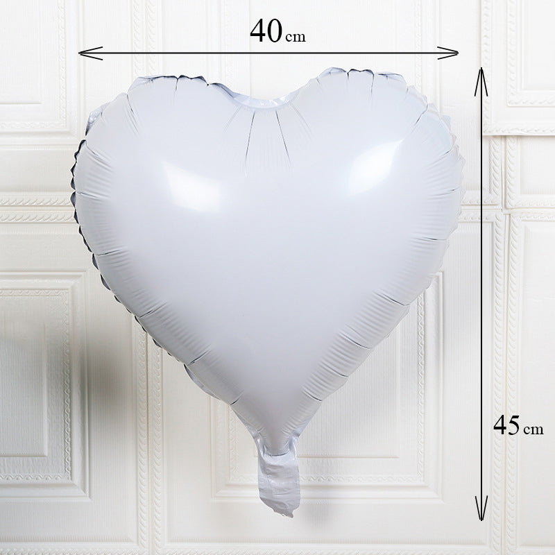 ハート風船バルーン アルミバルーン【45cm 選べる18色】10個/20個/30個セット