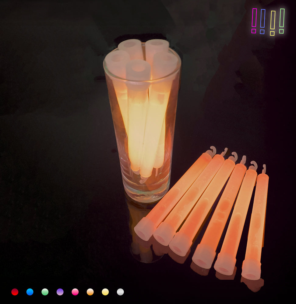 ケミカルライト サイリウムライト【選べる9色】使い捨てペンライト 12本/24本/ FamuLia lightsticks 大量/安い/一般用・業務用/ 結婚式 長時間発光タイプ
