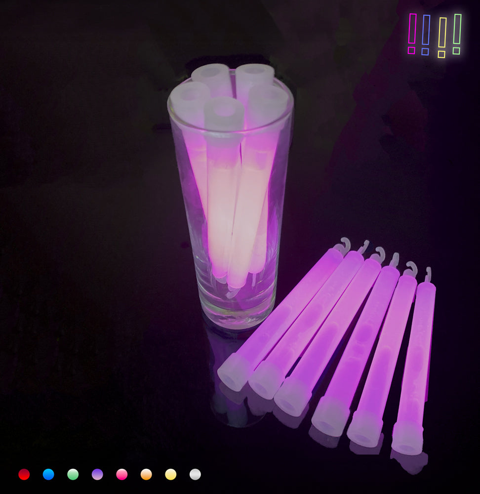 ケミカルライト サイリウムライト【選べる9色】使い捨てペンライト 12本/24本/ FamuLia lightsticks 大量/安い/一般用・業務用/ 結婚式 長時間発光タイプ