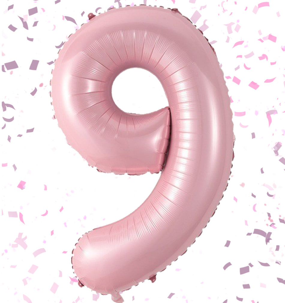 数字風船 ナンバーバルーン 大きいサイズ(90cm) 0~9 誕生日(白・赤・黒・アプリコット くすみカラーetc)