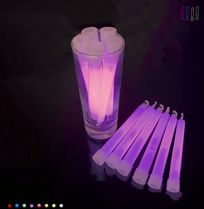 ケミカルライト サイリウムライト【選べる9色】使い捨てペンライト 12本/24本/ FamuLia lightsticks 大量/安い/一般用・業務用/ 結婚式 長時間発光タイプ